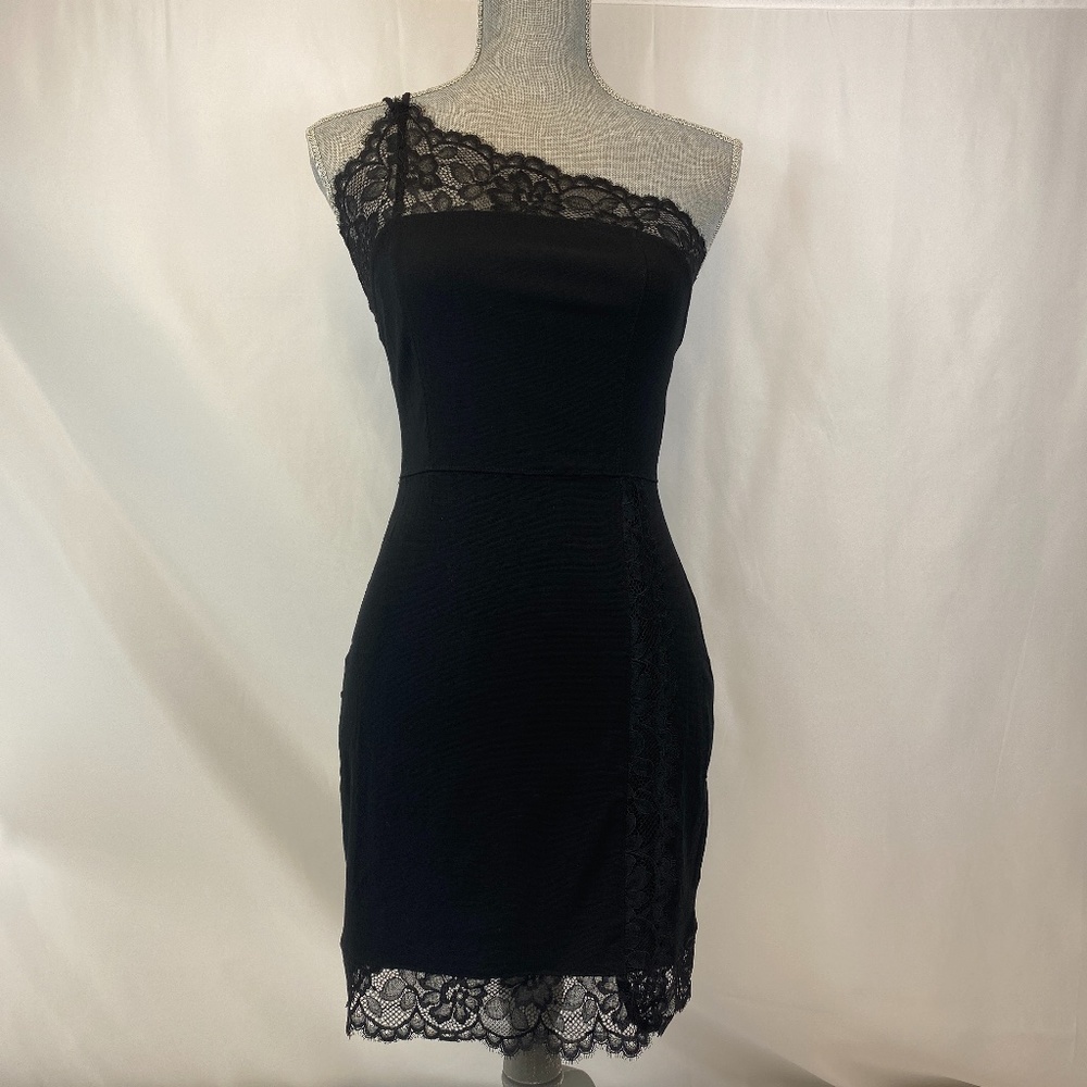 Free People Black Premonitions Bodycon Dress